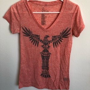 V-neck tee